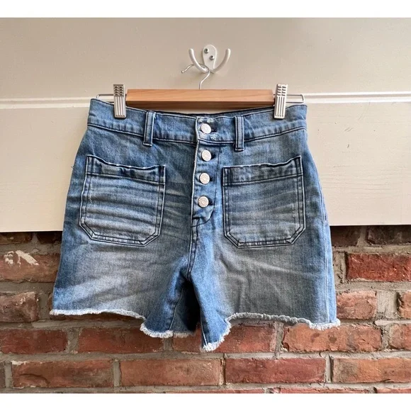 Madewell Button-Fly Jean Shorts - Picture 1 of 5